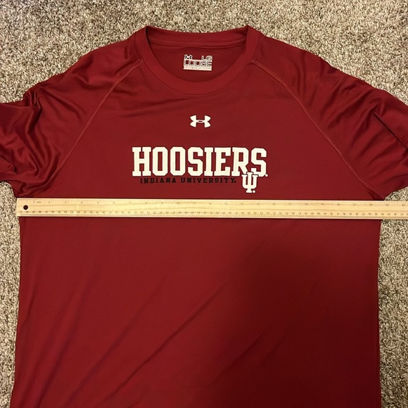 Under armor Indiana university Hoosiers Shirt men’s size large - Picture 9 of 9